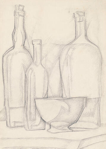 Bottles and Bowl 1911 Art déco reproduction