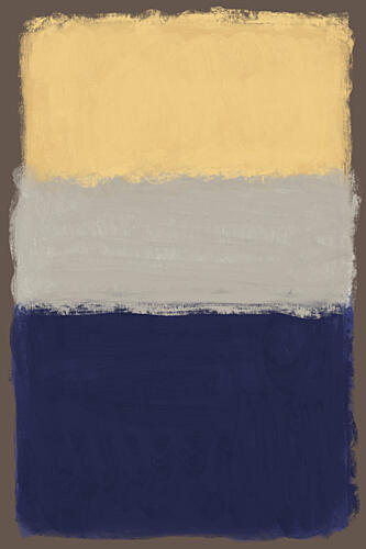 Abstract Color Blocks Art déco reproduction