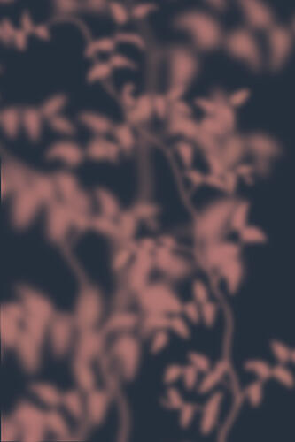 Serene Leaf Shadows Art déco reproduction