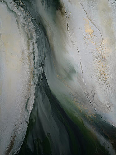 Elegant Organic Flow Art déco reproduction