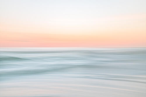 Dreamy Pastel Seascape Art déco reproduction