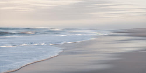 Soft Ocean Waves Art Print by Ryno Botha
