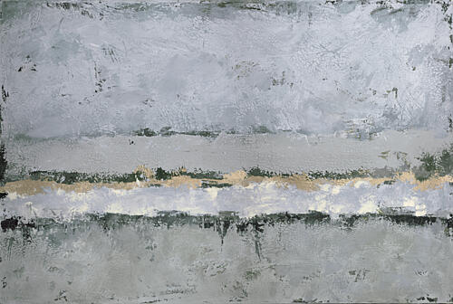 Serene Abstract Horizon Art déco reproduction