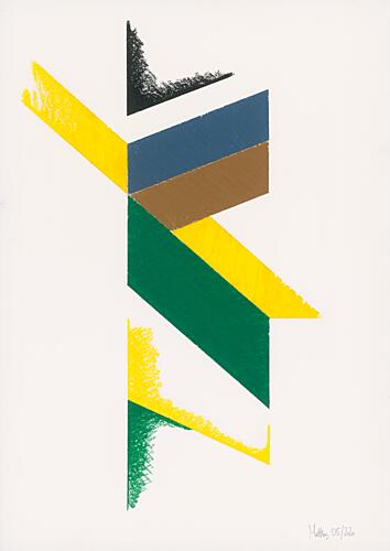Colorful Geometric Forms Art déco reproduction