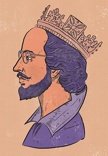 King Shakespeare Art déco reproduction