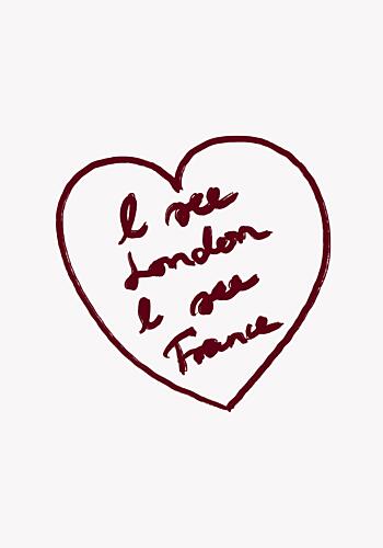 Love London France Art déco reproduction