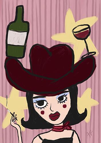 Sassy Cowgirl Pop Art Pop art reproduction