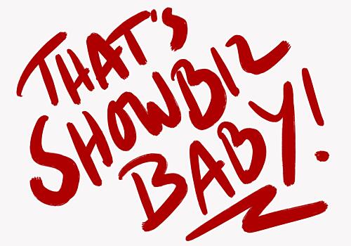 Showbiz Baby Quote Art déco reproduction