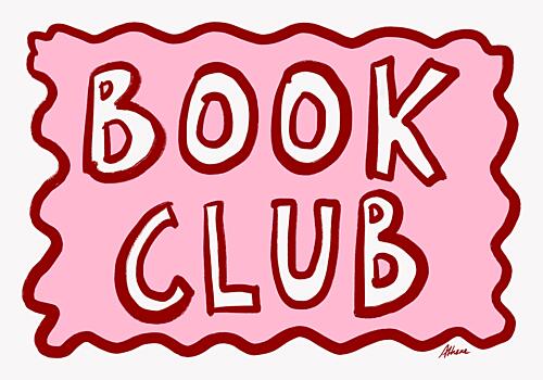 Book Club Sign Art déco reproduction