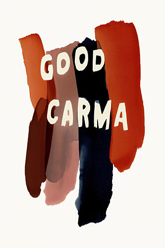 Good Carma Brushstrokes Art déco reproduction