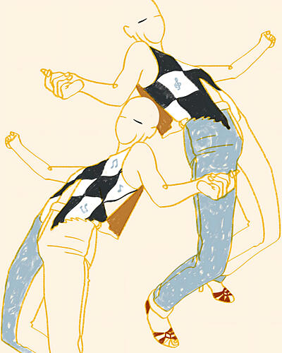 Argyle Music Dancers Dance Print