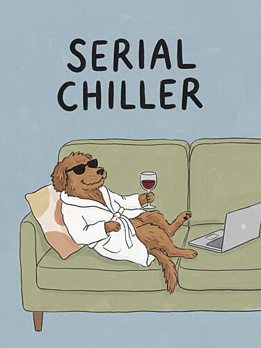 Serial Chiller Dog Art déco reproduction