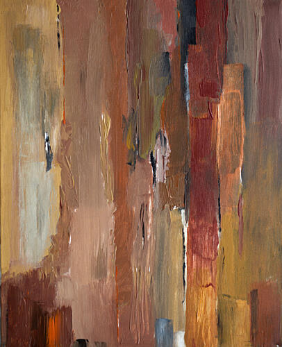Textured Urban Tones Art Print by Kjeld Olsen