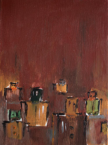 Abstract Figures Art déco reproduction