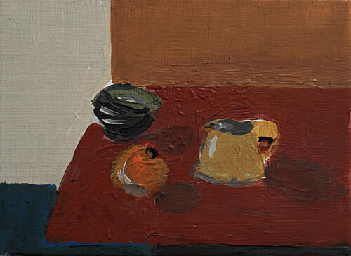 Fruit and Yellow Mug Art déco reproduction
