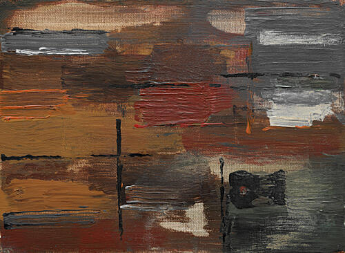 Abstract Earthy Textures Art Print by Kjeld Olsen