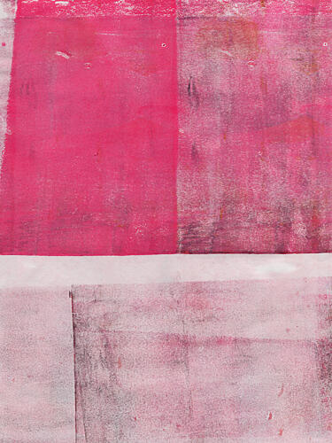 Soft Pink Blocks Art déco reproduction