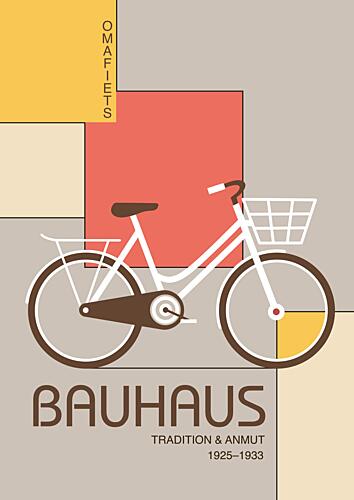 Bauhaus Bicycle Design Art déco reproduction