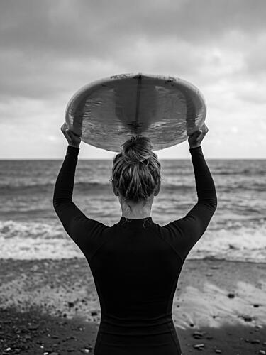 Ready for Waves Art Print