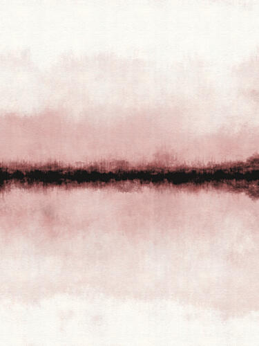 Subtle Blush Lines Art déco reproduction