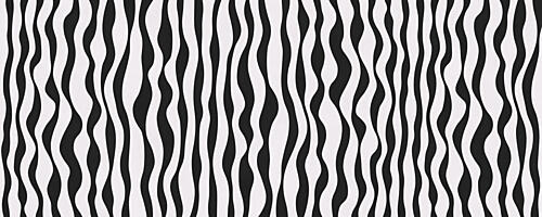 Dynamic Wavy Stripes Art déco reproduction