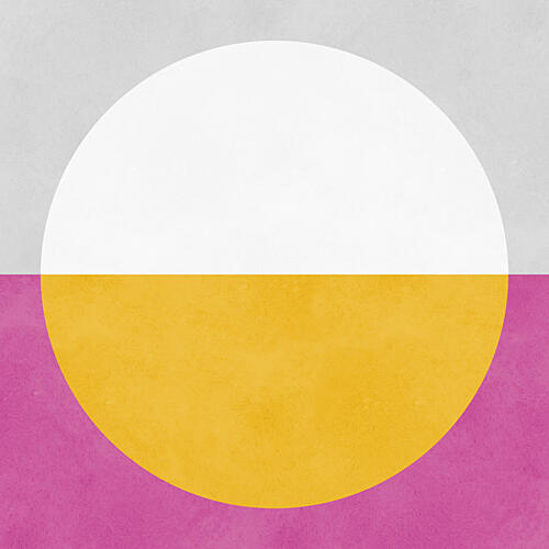 Color Block Circle Art déco reproduction