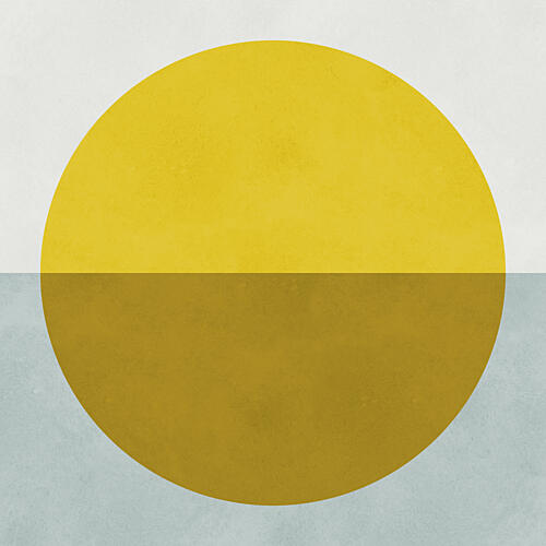 Golden Sun Horizon Art déco reproduction