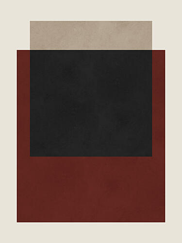 Modern Earthy Color Blocks Art déco reproduction
