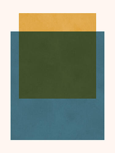 Muted Abstract Geometry Art déco reproduction