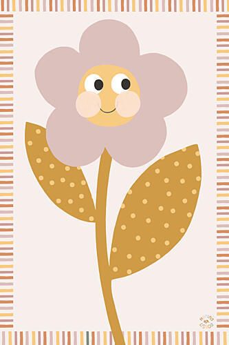 Cheerful Flower Friend Art déco reproduction