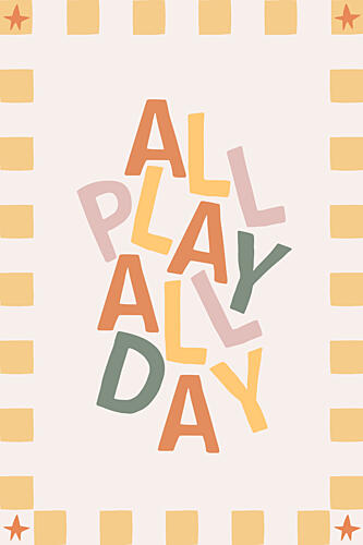 All Play All Day Art déco reproduction