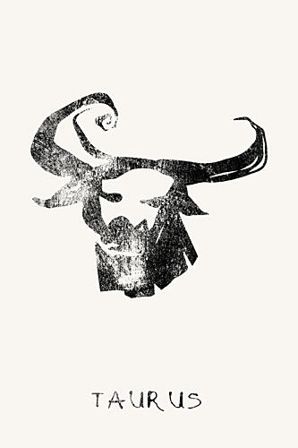 Taurus Zodiac Bull Art déco reproduction