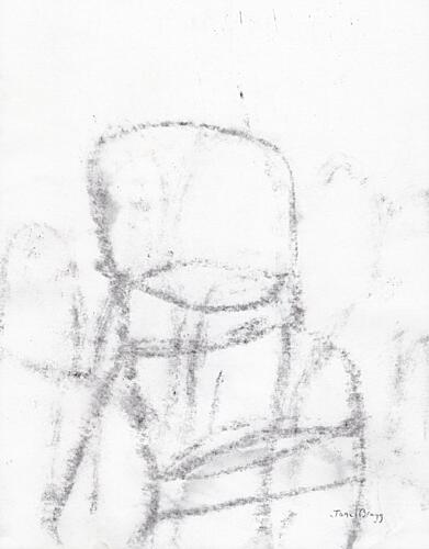 Abstract Charcoal Sketch Art déco reproduction