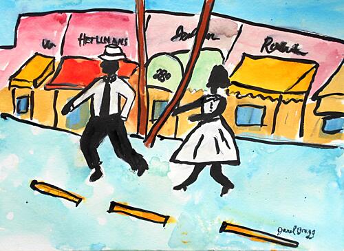 Joyful Street Dance Dance Print
