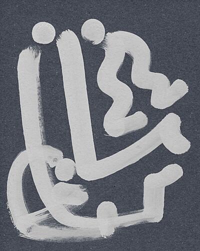 Abstract Family Bond Art Print by Santhosh ch