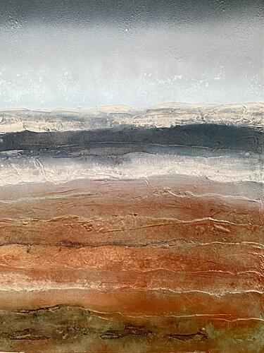 Abstract Coastal Layers Art déco reproduction
