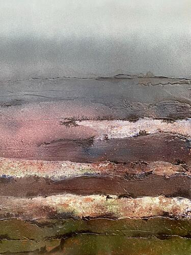 Misty Earth Layers Art Print