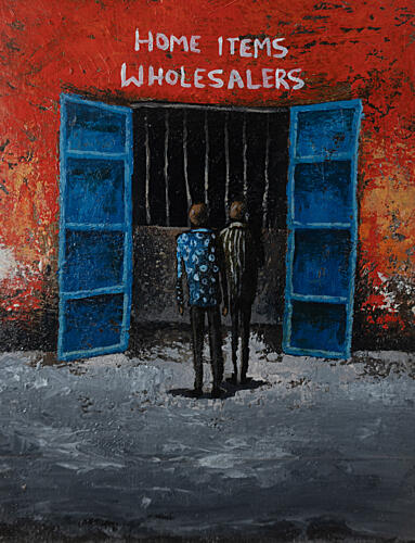 Urban Wholesalers Entrance Art Print