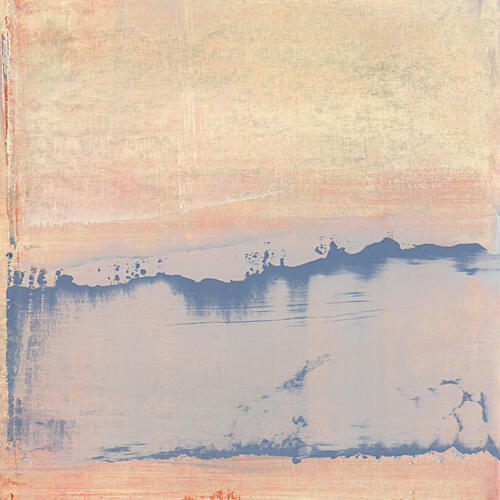 Quiet Horizon Abstract Art Print by Jared Hankins