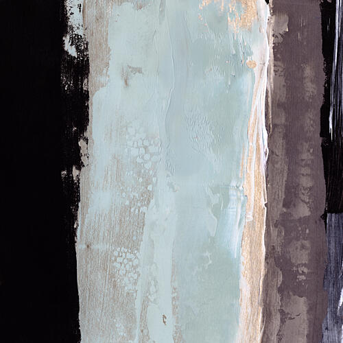 Serene Color Bands Art Print by Jared Hankins