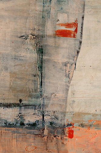 Textured Modern Abstract Art Print by Jared Hankins