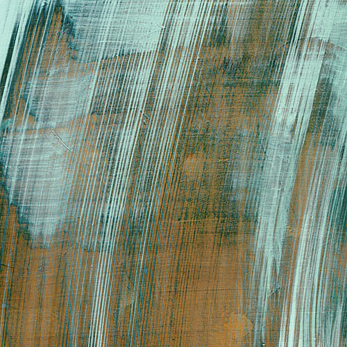 Abstract Teal Strokes Art Print by Jared Hankins