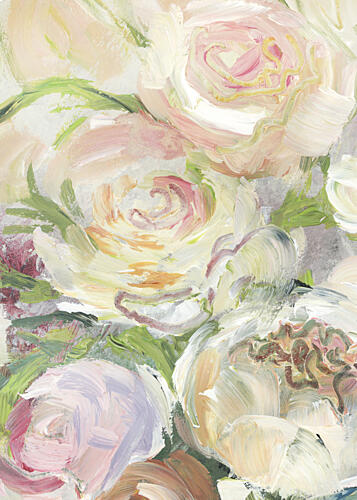 Pastel Floral Blooms Art Print