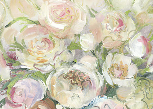 Soft Pastel Blooms Art Print