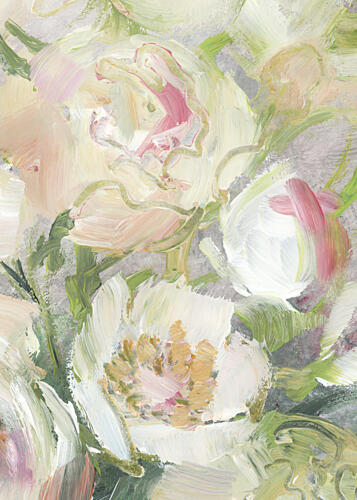 Soft Pastel Peonies Art Print