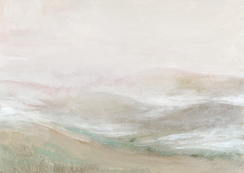 Ethereal Landscape Mists Art Print