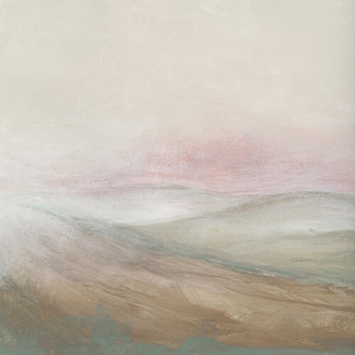 Dreamy Pastel Hills Art Print