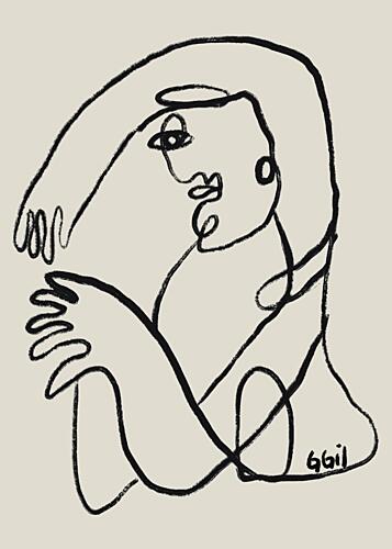 Loving Embrace Art Print by GIovanna Gil Alves