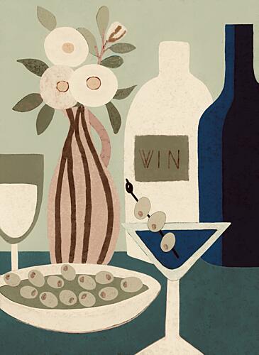 Elegant Cocktail Hour Art Print