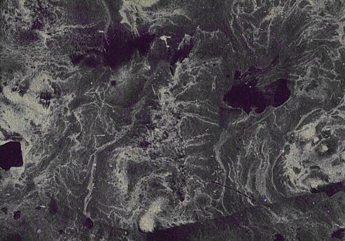 Dark Flowing Texture Art Print by Santhosh ch